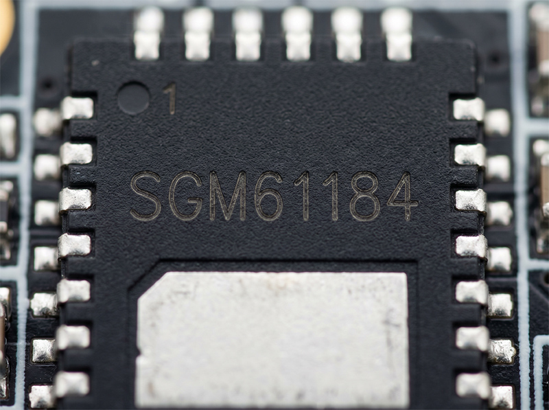 SGM61184芯片顶部特写 TQFN封装