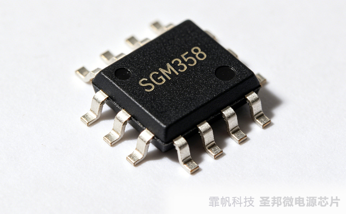 SGM358,放大器芯片实物图