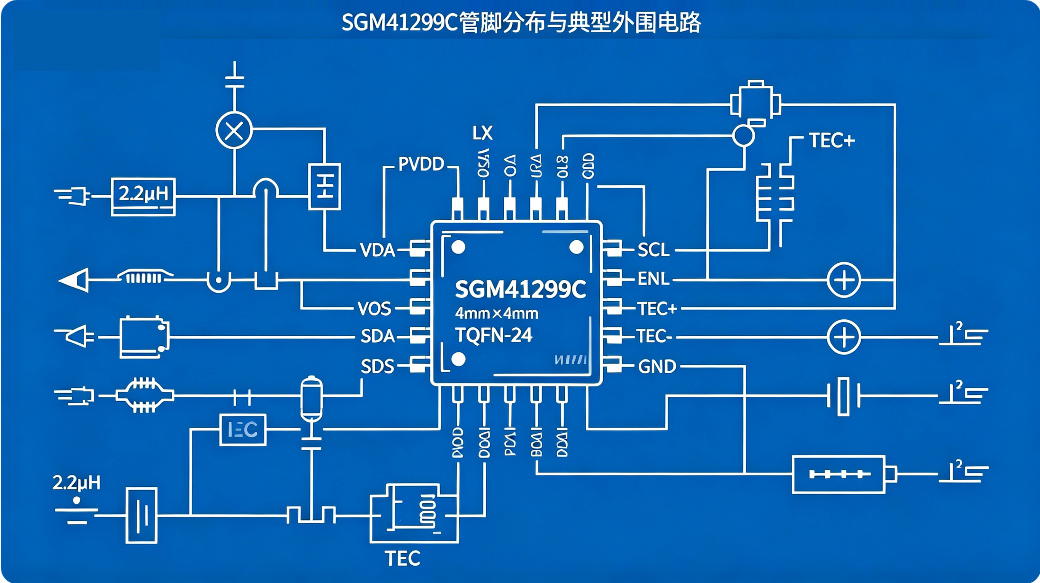 SGM41299C 管脚分布与典型外围电路